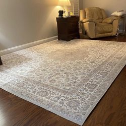 Gorgeous 8x10 Beige Rug – Like New!