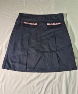 GIRL SKIRT SKORT SCHOOL WEAR UNIFORM SIZE 8 COLOR NAVY
