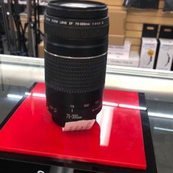 Canon EF 75-300mm F/4-5.6 STM III FF Lens Pre Owned 
