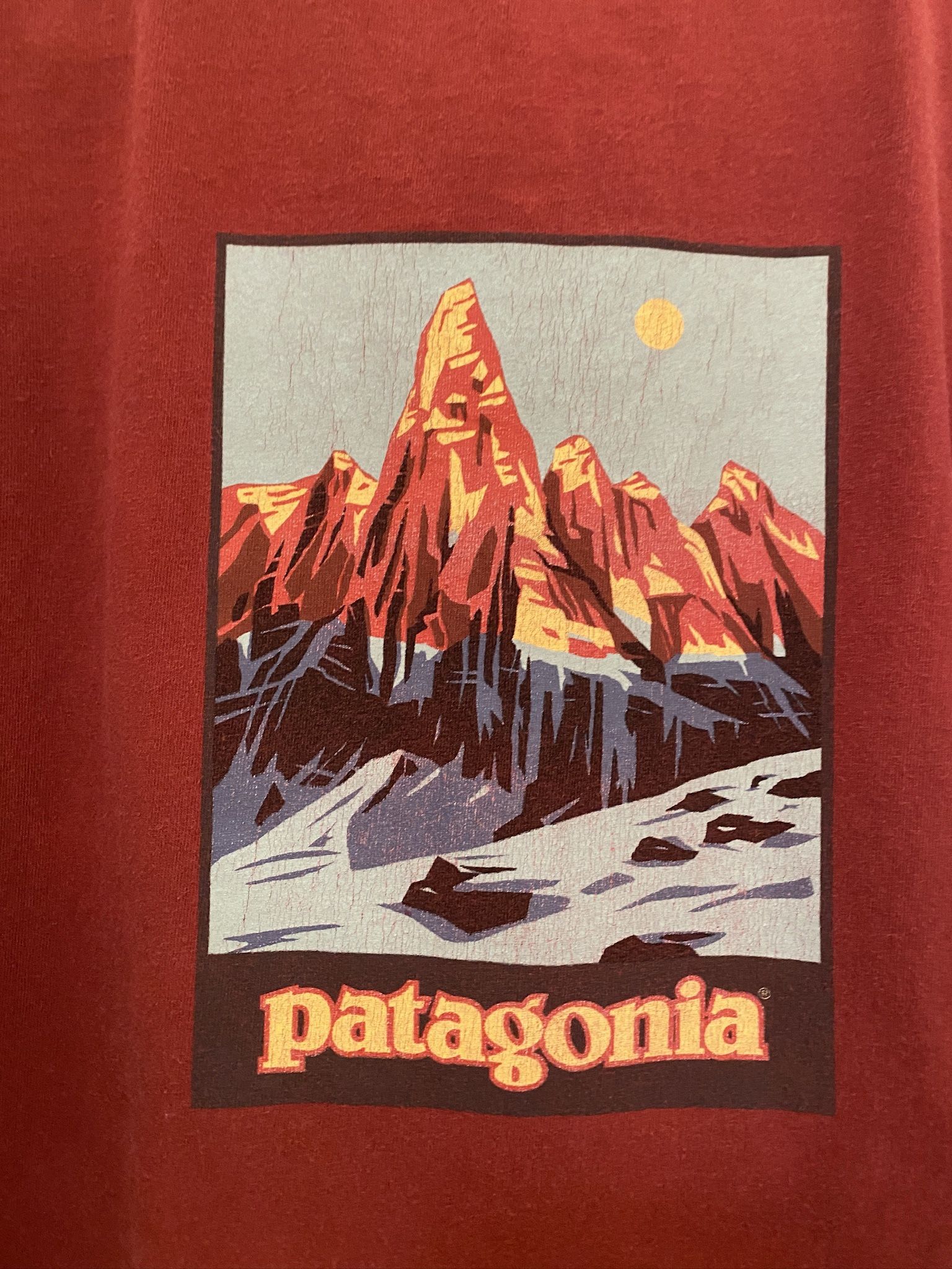 Vintage Patagonia Long Sleeve Shirt Logo Summit Outdoors Hike Size XXL