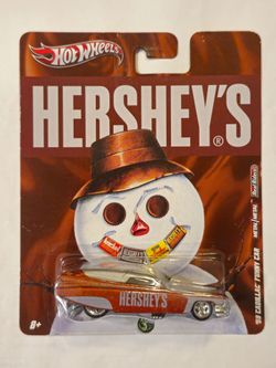 2011 HOT WHEELS PREMIUM . METAL/METAL REAL RIDERS . HERSHEY'S KISS . 1959 CADILLAC WAGON FUNNY CAR .