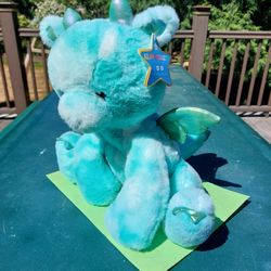 FAO Schwarz Glow Bright Dragon Plush