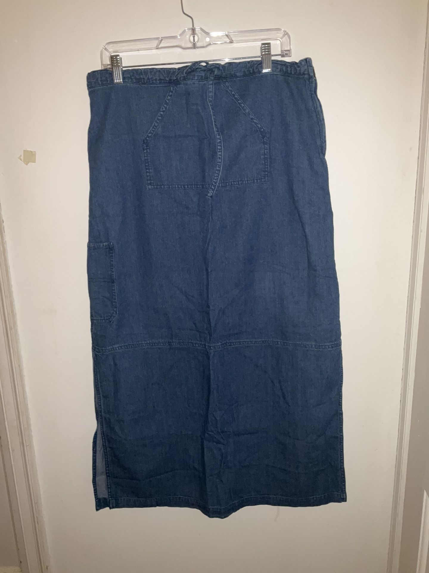 Denim Long Skirt Size 3x