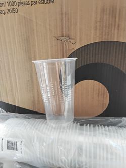 20oz clear pastic cups