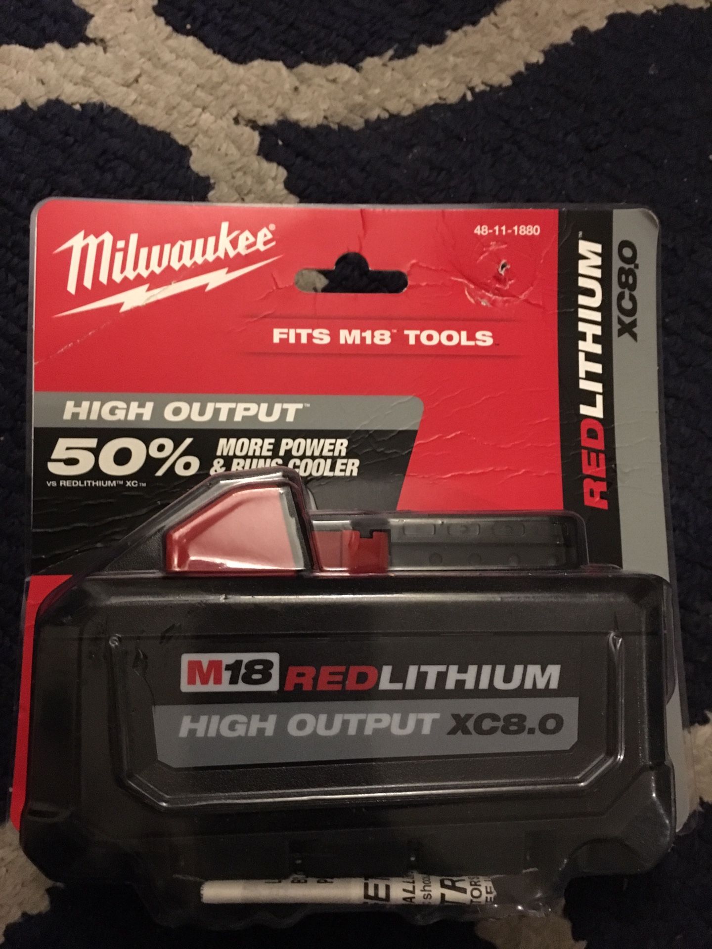 Milwaukee m18 8.0 read profile