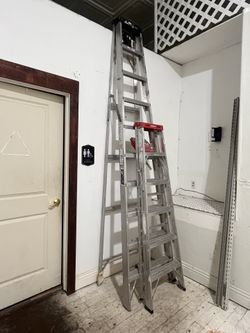 Two ladders 10ft and 6ft ladder