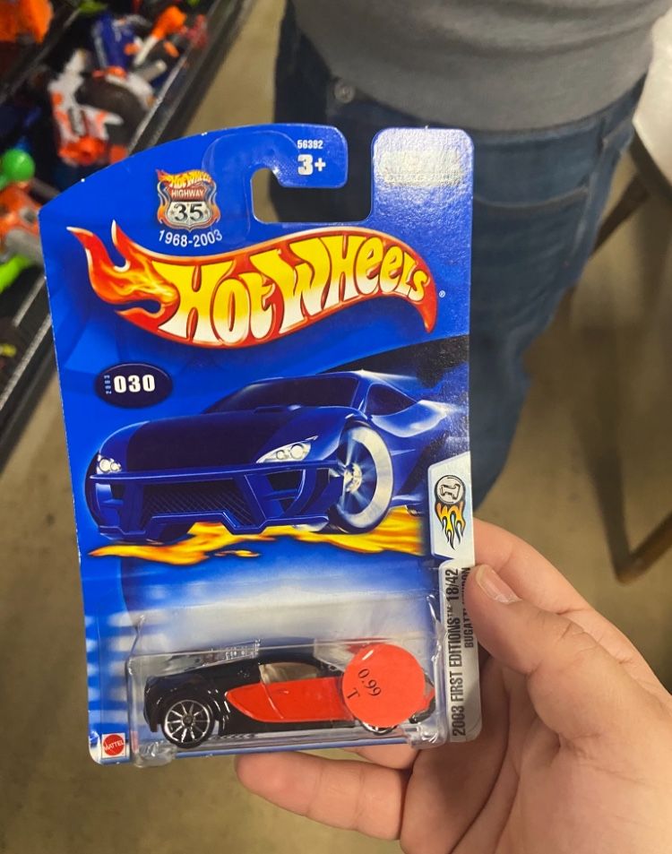 2003 first edition Buggati Hotwheels Car