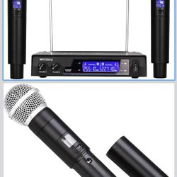 MicrocKing Wireless Microphone System Dynamic Handheld Microphones