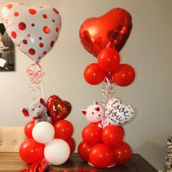 Valentine’s balloons
