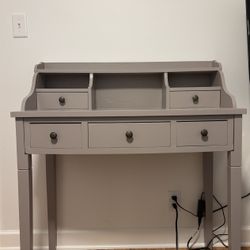 Grey Safavieh Writing Desk (read description)