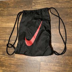 Nike Red/black Drawstring Backpack
