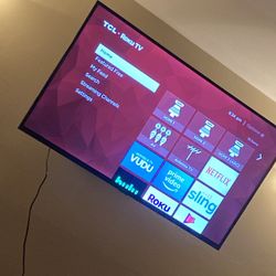 55 Inch TCL Flatscreen Smart Tv 