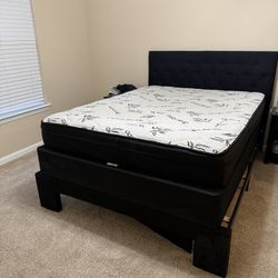 Bed frame , mattress and box spring 