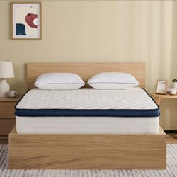 QUEEN MATTRESS - 10” Hybrid Memory Foam and Innerspring Mattress Queen Size