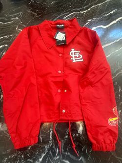 St. Louis Cardinals New Era Women’s Red Coaches Jacket – Size Small