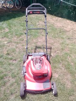 self-propelled mower