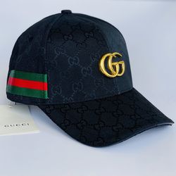 New Gucci Black Baseball Hat 
