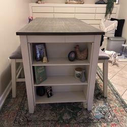 Table And Bench Chairs