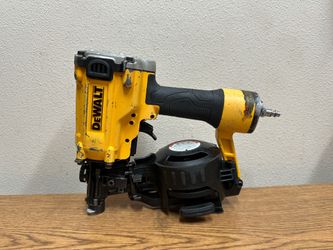 DEWALT DW45RN Pneumatic 15° Coil Corded Roofing Nailer