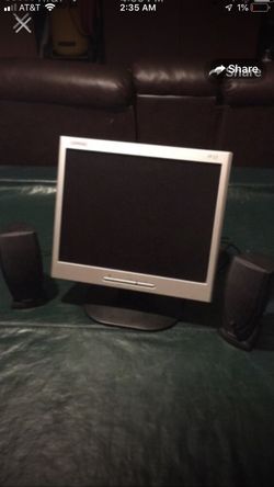 Monitor/ dell speakers