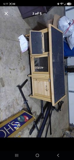 Solid Wooden Bunny Hutch