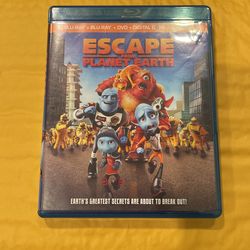Escape From The Planet Earth 3D Blu-ray 2D Blu-ray And  Digital Like  NEW