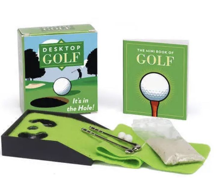 New Desktop Golf Book And Game