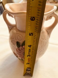 Vintage vase Beautiful soft antique pink color