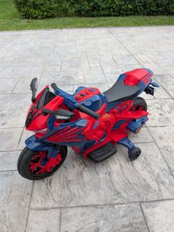6V Spiderman Motorcycle, Battery Ride on Toy