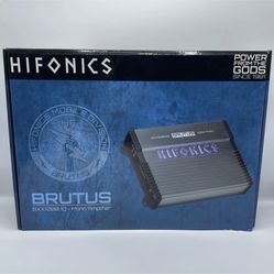 Amplifier HIFONICS BXX1200.1D BRUTUS 1200W Mono Car Subwoofer Amplifier