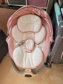Pink electronic swing
