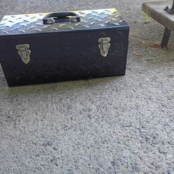 Carry Tool Box Aluminum Diamond Plate 20"X9"