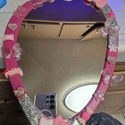 Handheld Hello Kitty Mirror