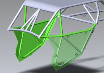 UTV Rzr Race Door Add Ons 