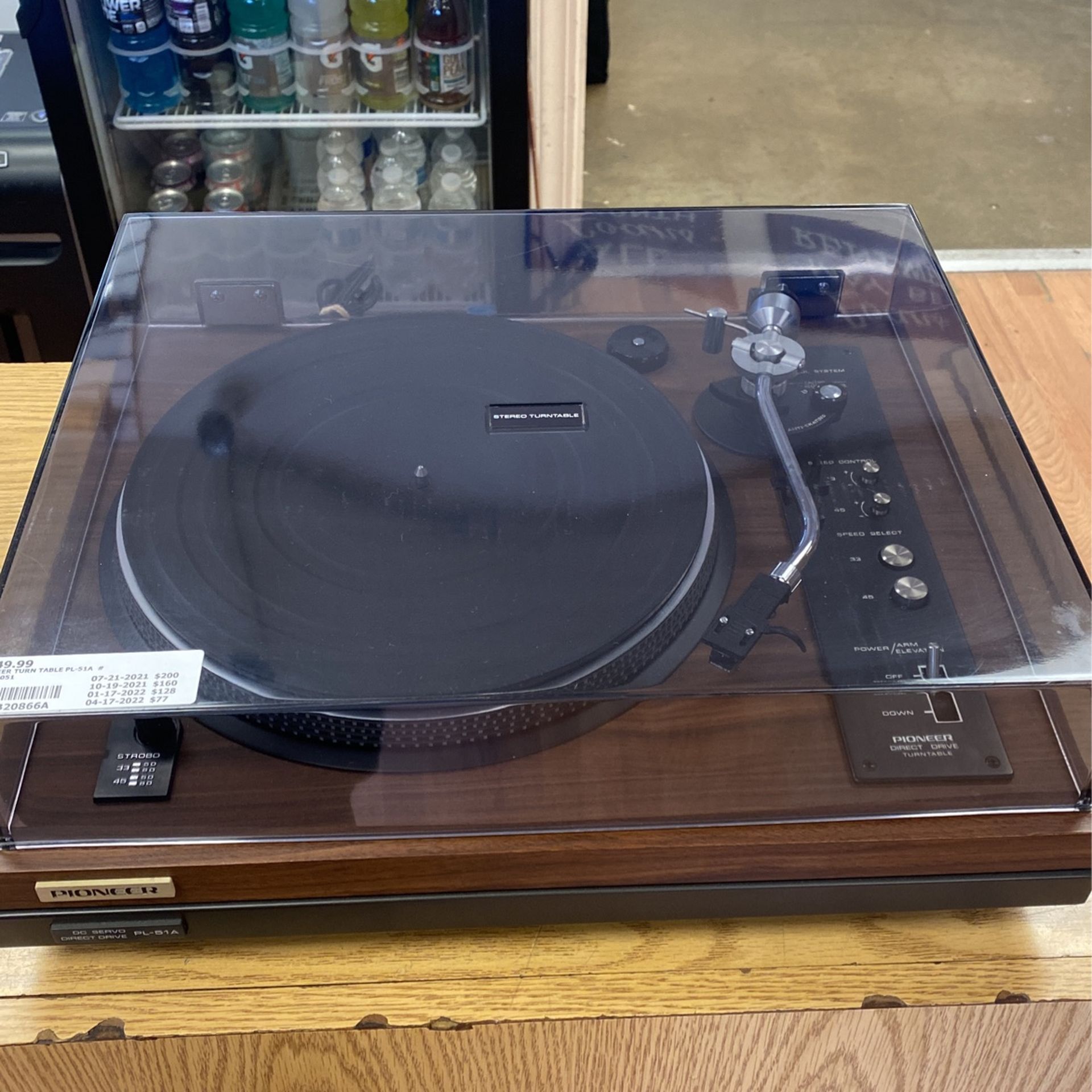 Pioneer PL-51A Direct Drive TurnTable