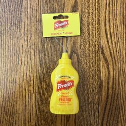 French’s Mustard Shatterproof Ornament Ruz NWT