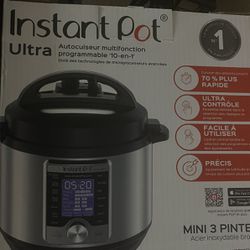 “Instant Pot Ultra 10” - 3qt NEVER OPENED 