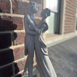 Couple dancing sculpture