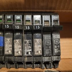 15 Amp Branch Breakers