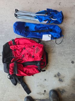 Back pack and camping chair