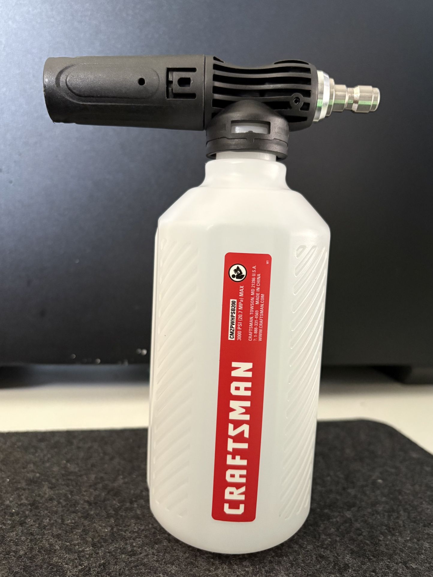 Craftsman Foam Cannon