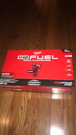 Milwaukee Fuel m12 surge 1/4” hex Hydraulic driver kit￼