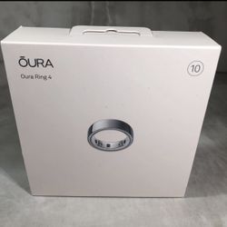 Oura Ring  4th Gen- Size 10- Silver 