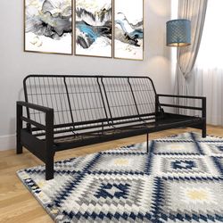 Metal Futon Frame, Black