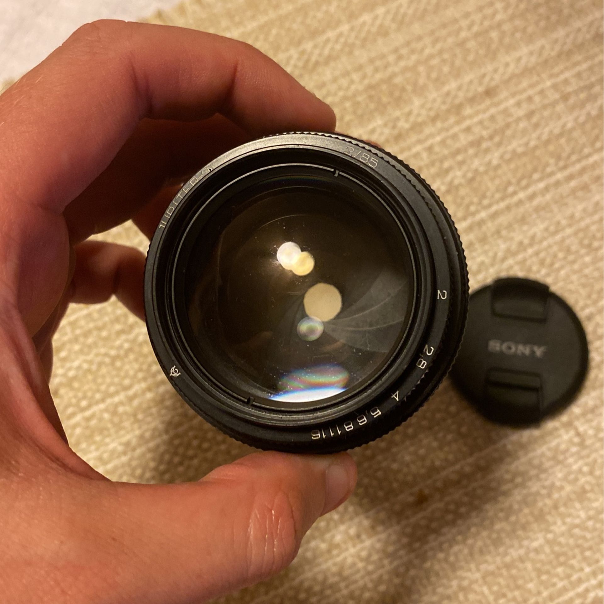 Jupiter 9 85mm f2 Lens m42 Mount Vintage Lens
