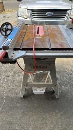 Rigid table saw 10” blade