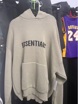 Essentials knit hoodie .