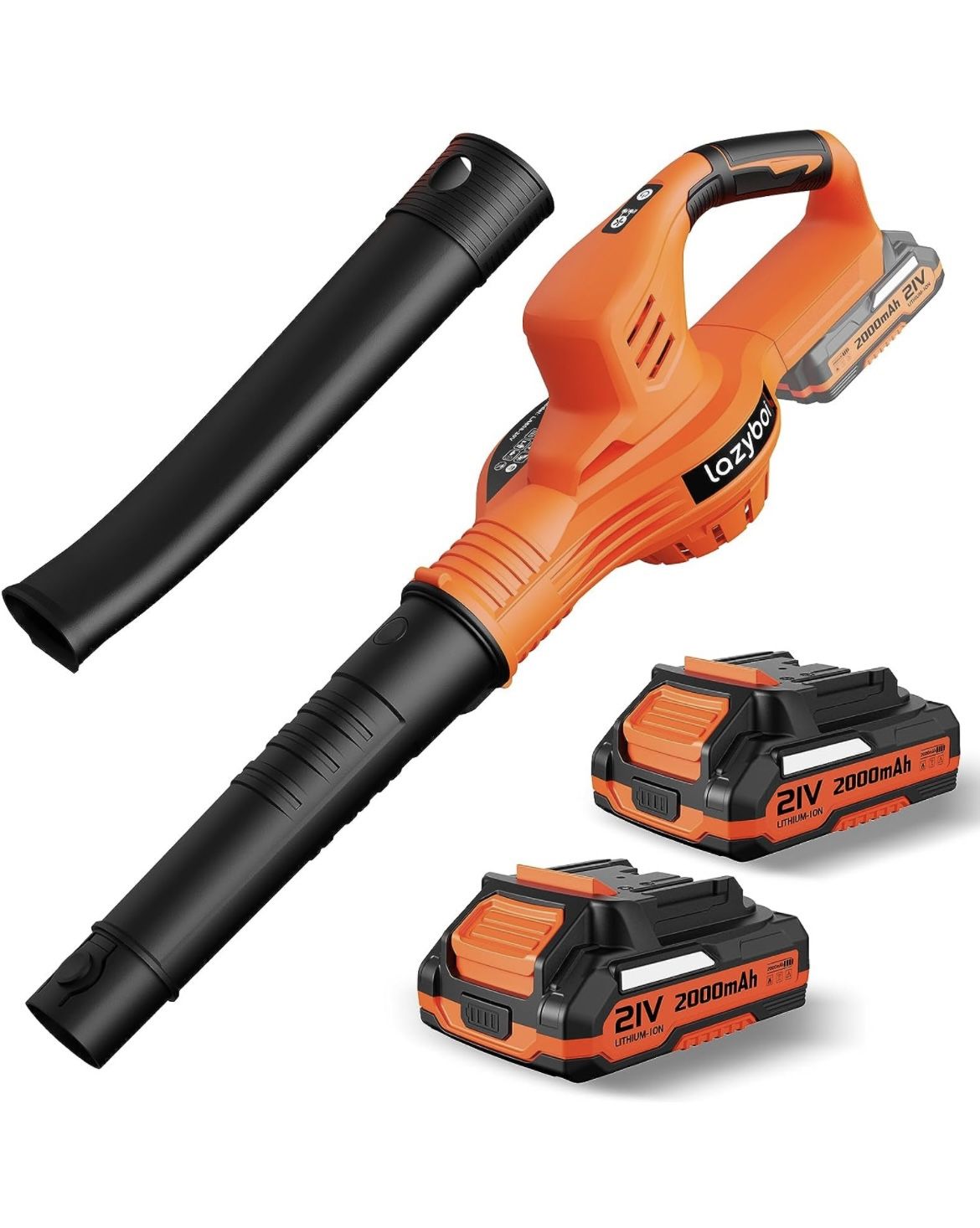 Leaf Blower Cordless with 2 Batteries and Charger, 150MPH Handheld