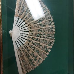 Antique Lace Fan By Meier & Frank Co Vintage