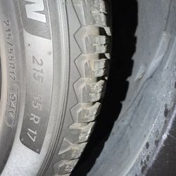 (4) 215/55r17 Michelin Cross Climate 2 Tires